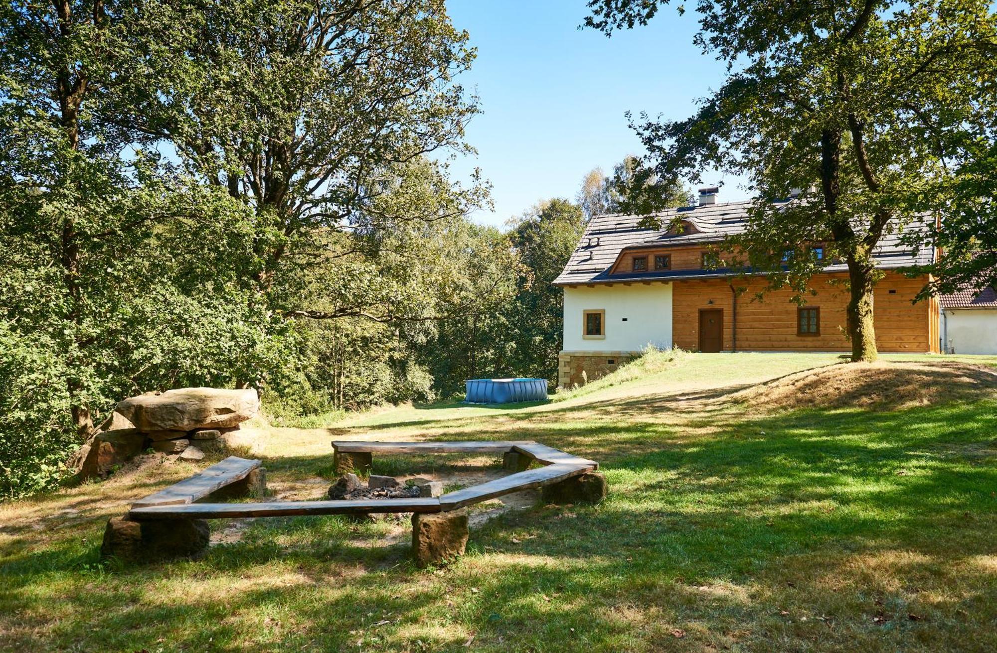 Na Jeleni Stezce Vila Chřibská Exterior foto