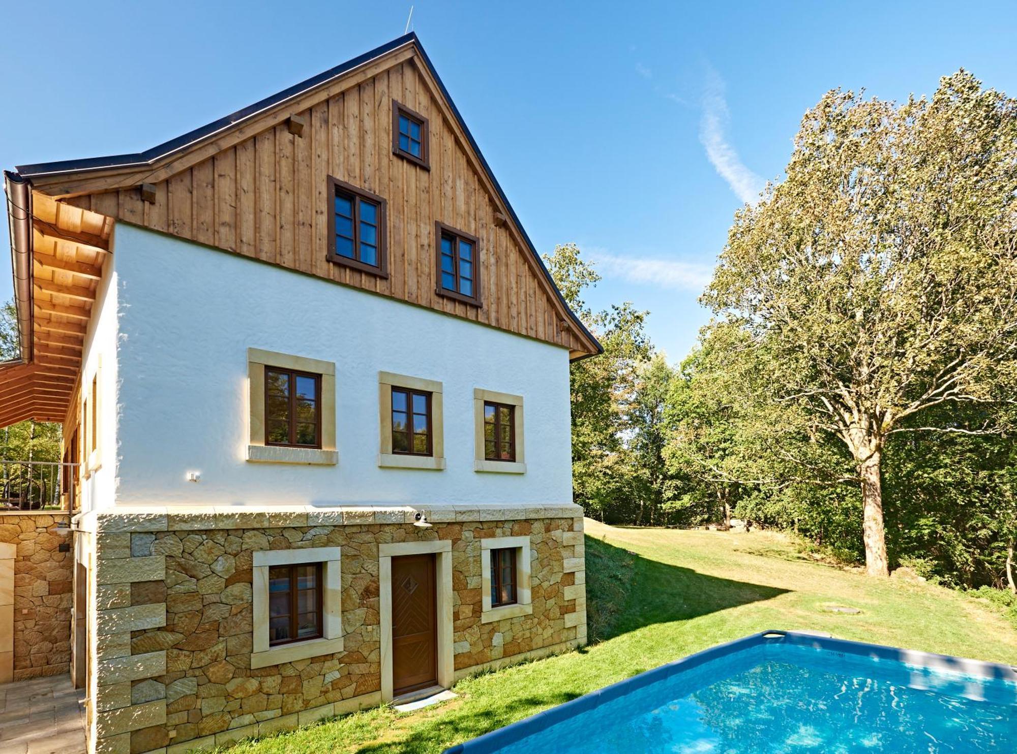 Na Jeleni Stezce Vila Chřibská Exterior foto