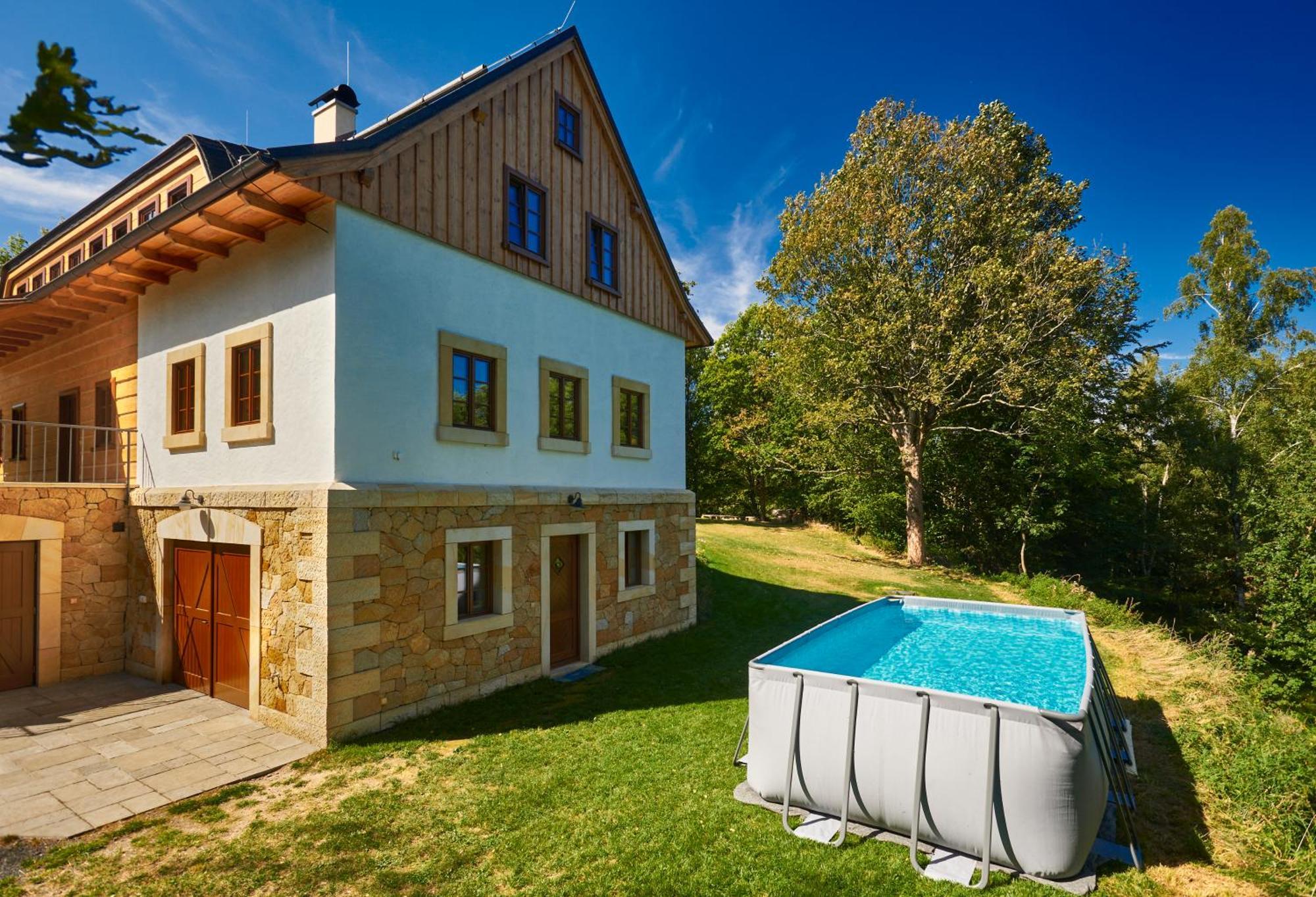 Na Jeleni Stezce Vila Chřibská Exterior foto